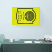 Bell Tent Glamping Business Spandoek (Beurs)