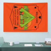 Bell Tent Glamping Business Spandoek (Beurs)