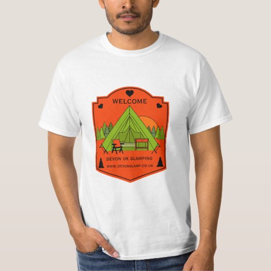 Bell Tent Glamping Business T-shirt (Voorkant)
