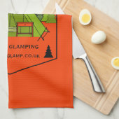 Bell Tent Glamping Business Theedoek (Quarter Fold)