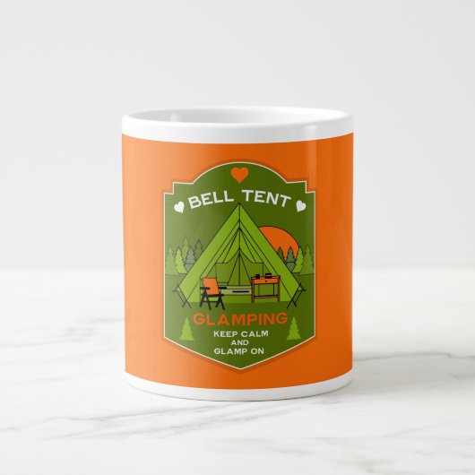 Bell Tent Glamping Grote Koffiekop (Voorkant)