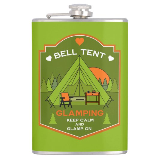 Bell Tent Glamping Heupfles (Voorkant)