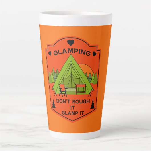 Bell Tent Glamping Latte Mok (Voorkant)