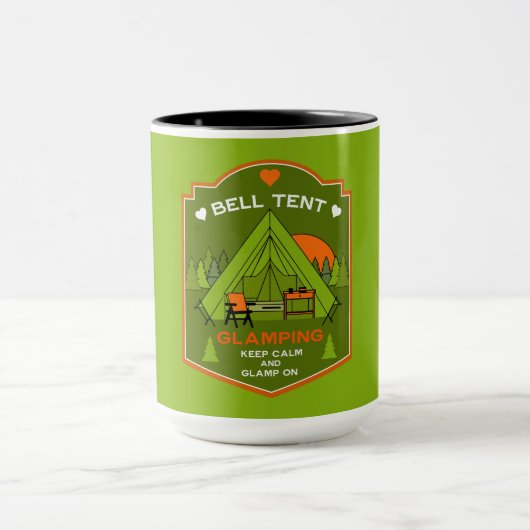 Bell Tent Glamping Mok (Midden)