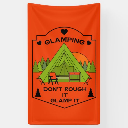 Bell Tent Glamping Spandoek (Verticaal)