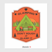 Bell Tent Glamping Sticker (Vel)