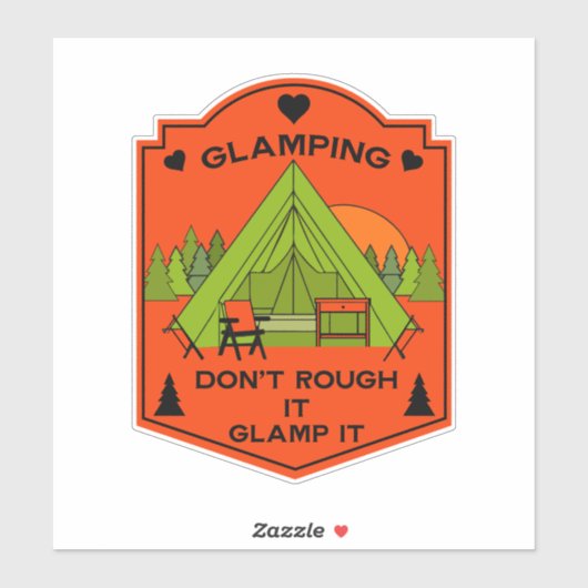 Bell Tent Glamping Sticker (Vel)