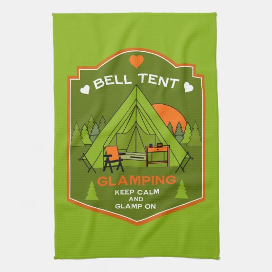 Bell Tent Glamping Theedoek (Verticaal)
