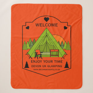 Bell Tent Glamping Zakelijke activiteit Sherpa Deken