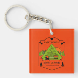 Bell Tent Glamping Zakelijke activiteit Sleutelhanger
