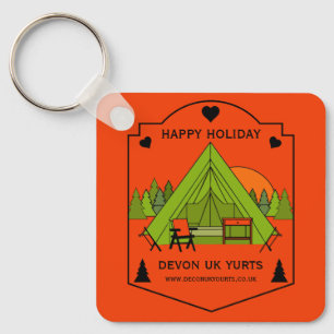 Bell Tent Glamping Zakelijke activiteit Sleutelhanger
