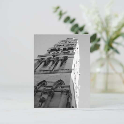 Bell Tower in Split Kroatië Briefkaart (Staand voorkant)