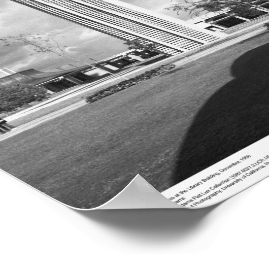 Bell Tower met de Arches bij het Library Building Poster (Hoek)