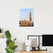 Bell Tower, Piazza San Marco, Venetië Poster (Thuiskantoor)