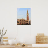 Bell Tower, Piazza San Marco, Venetië Poster (Keuken)