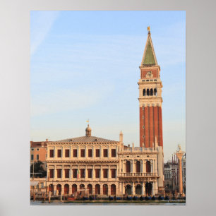 Bell Tower, Piazza San Marco, Venetië Poster