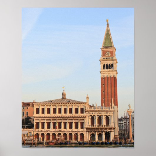 Bell Tower, Piazza San Marco, Venetië Poster (Voorkant)