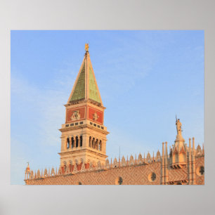 Bell Tower, Piazza San Marco, Venetië Poster
