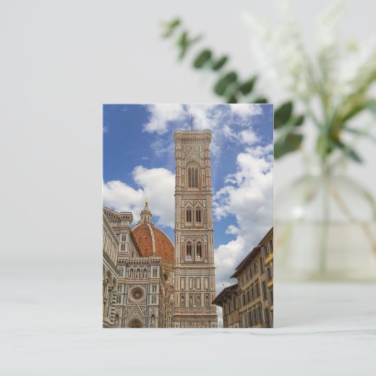 Bell Tower van Giotto in Florence, Italië Briefkaart (Staand voorkant)