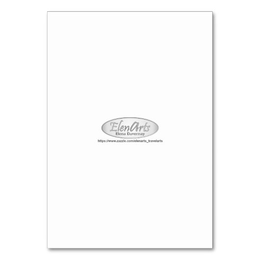 Bell Tower van Giotto in Florence, Italië Kaart (Achterkant)