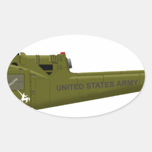 Bell UH-1 Centaur Ovale Sticker