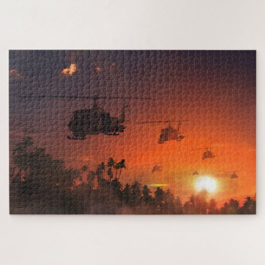 Bell UH-1 Iroquois ‘Huey’ – Iconisch militair Legpuzzel (Horizontaal)