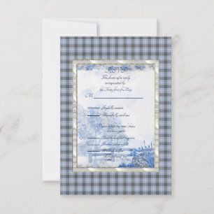 Bell van Borders Tartan RSVP Kaartje