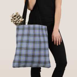 Bell van Borders Tartan Tote Bag