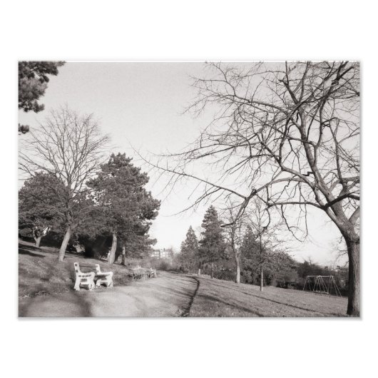 Bell Vue Park, Newport, Mon (dec 1977) Foto Afdruk (Voorkant)