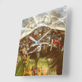 BELL X-1 "GLAMOUREUZE GLENNIS" COCKPIT VIERKANTE KLOK (Hoek)