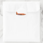 Bell X-1 Rocket plane Ronde Sticker (Tas)