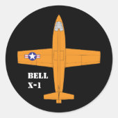 Bell X-1 Sticker (Voorkant)