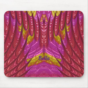 BELLA ~  3D-patroon ~ Gepersonaliseerd Muismat