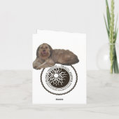 Bella als de PAWparazzi Kaart (Achterkant)