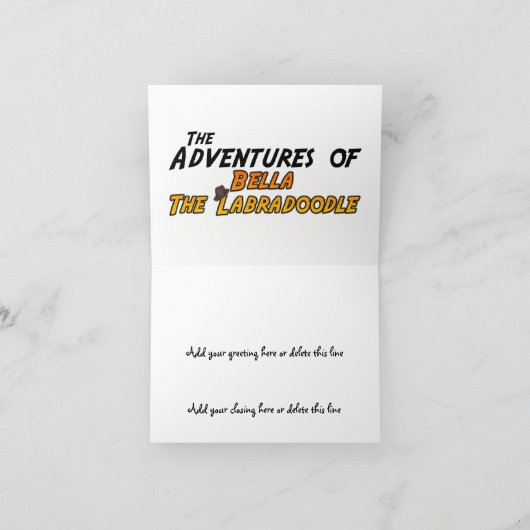 Bella als een 1940's piloot kaart (Binnen)