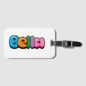 Bella Bagagelabel (Voorkant (horizontaal))