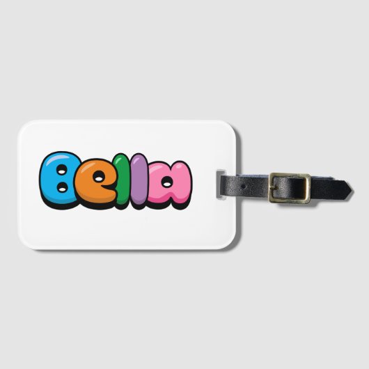 Bella Bagagelabel (Voorkant (horizontaal))