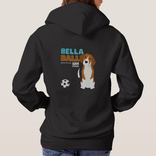 Bella Ball Dames Hoodie (Achterkant)