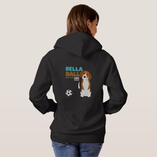 Bella Ball Dames Hoodie (Achterkant volledig)