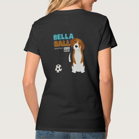 Bella Ball-dames T-Shirt (Achterkant)