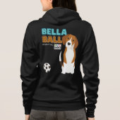 Bella Ball Dames Zip Hoodie (Achterkant)