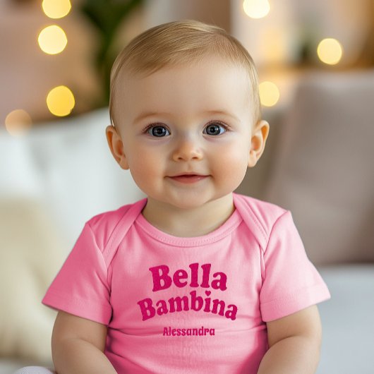 Bella Bambina Baby Roze Bodysuit