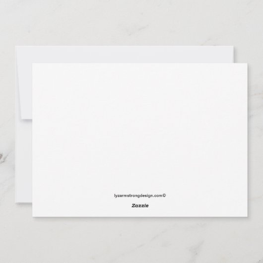 Bella Beauful Butterfly Feestdagenkaart (Achterkant)