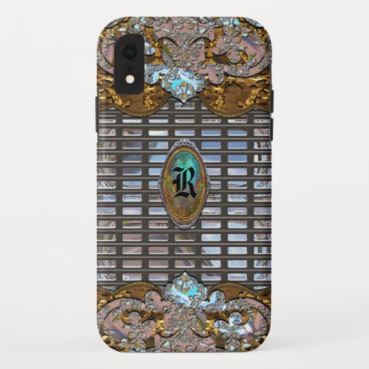 Bella Beauful Verre French Monogram Case-Mate iPhone Case (Achterkant)