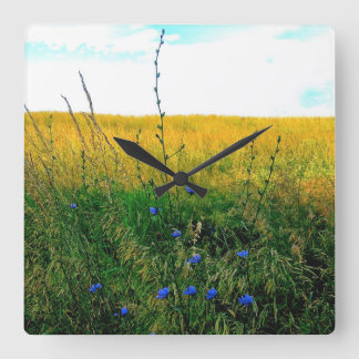 Bella Blue - Chicory Vierkante Klok