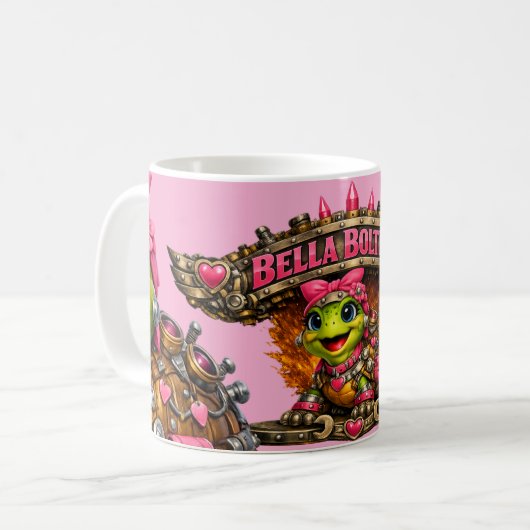 Bella Boltina Schildpad Koffiemok (Voorkant links)