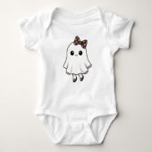 Bella Boo - Schattigee Halloween Ghost Baby Bodysu Romper (Voorkant)