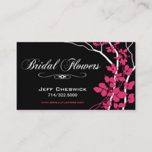 Bella Bridal Floral Arrangements Special Bedankt Visitekaartje
