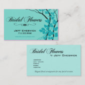 Bella Bridal Floral Arrangements Special Bedankt Visitekaartje (Voorkant / Achterkant)