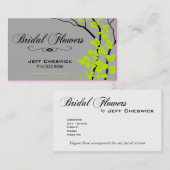 Bella Bridal Floral Arrangements Special Bedankt Visitekaartje (Voorkant / Achterkant)